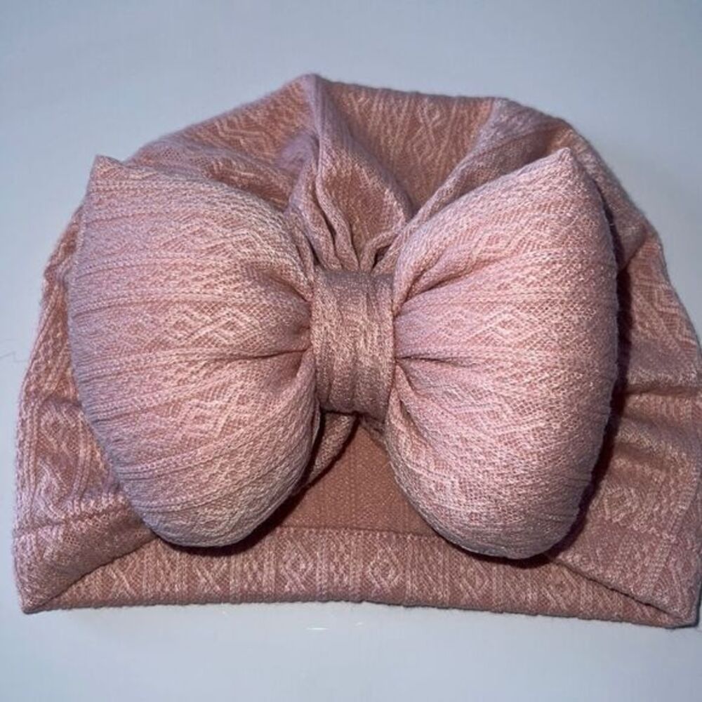 🛍 New 🛍 Cute Little Girls Turban with Bow Size 0-6 Months 🛍